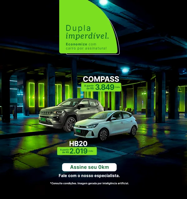 A solução mais completa de carro por assinatura do país